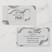 Brows Aftercare PMU Microblading Henna Salon Visitenkarte (Vorne/Hinten)