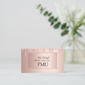 Brows Aftercare PMU Microblading Henna Salon Visitenkarte (Stehend Vorderseite)