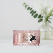 Brows Aftercare PMU Microblading Henna Salon Visitenkarte (Stehend Vorderseite)