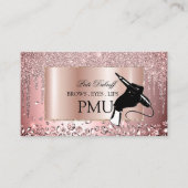 Brows Aftercare PMU Microblading Henna Salon Visitenkarte (Vorderseite)