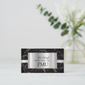 Brows Aftercare PMU Microblading Henna Salon Visitenkarte (Stehend Vorderseite)
