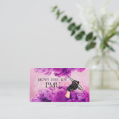 Brows Aftercare PMU Microblading Henna Salon Visitenkarte (Stehend Vorderseite)