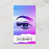 Brows Aftercare PMU Microblading Henna Salon Visitenkarte (Vorderseite)