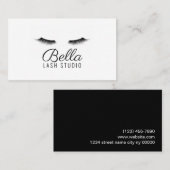 Brows & Lashes Microblading, Eyelash Extensions Visitenkarte (Vorne/Hinten)