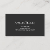 Brows & Lashes Microblading, Eyelash Extensions Visitenkarte (Rückseite)