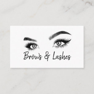 Brows & Lashes Microblading, Eyelash Extensions Visitenkarte