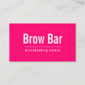 Brows & Lashes Microblading, Eyelash Extensions Visitenkarte (Vorderseite)