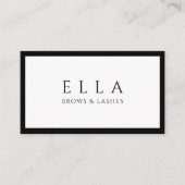 Brows & Lashes Salon Lash Extensions Visitenkarte (Vorderseite)