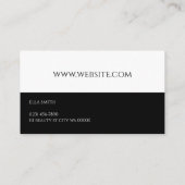 Brows & Lashes Salon Lash Extensions Visitenkarte (Rückseite)