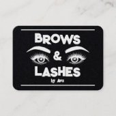 Brows Lashes Visitenkarte (Vorderseite)