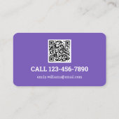 Brows Microblading Lashes Visitenkarte (Rückseite)