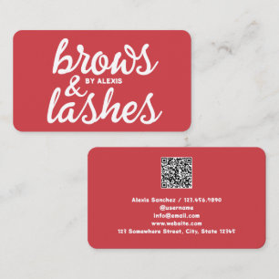 Brows Microblading QR Visitenkarte