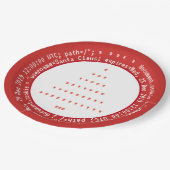 Browser-Cookies für Weihnachts-Teller Pappteller (Schrägansicht)