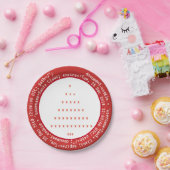 Browsercookies für Weihnachtsbäume Pappteller (Party)