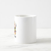 Brr-ger Funny Freezing Burger Pun Kaffeetasse (Mittel)