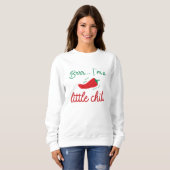 Brr I bin ein kleiner Chili Sweatshirt (Vorne ganz)