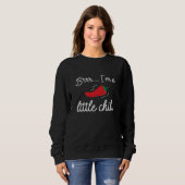 Brr I bin ein kleiner Chili Sweatshirt (Vorne ganz)