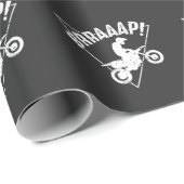 Brraaap Funny Dirt Biketour Geschenkpapier (Rolleneckpunkt)
