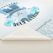 Brrr, Baby, es ist kalt draußen Sherpadecke (3/4)