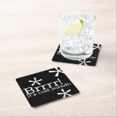 Brrr es ist kalt draußen Winter Drink Untersetzer (Vor Ort)