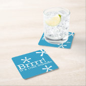 Brrr es ist kalt draußen Winter Drink Untersetzer (Vor Ort)