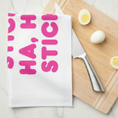 BRRR HAFTEN Sie sie ha, HAHA HAFTEN sie! Geschirrtuch (Viertel Falte)