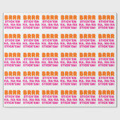 BRRR STICK 'EM HA, HA-HA STICK 'EM! GESCHENKPAPIER (Flach)