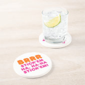 BRRR STICK 'EM HA, HA-HA STICK 'EM! GETRÄNKEUNTERSETZER (Seite)