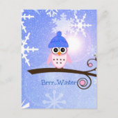 Brrr... Winter Postkarte (Vorderseite)