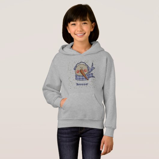 Brrrr! Whimsical Snowman Sweatshirt (Vorne ganz)