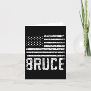 Bruce Birthday Forename Name Personalisiert Usa 1 Karte