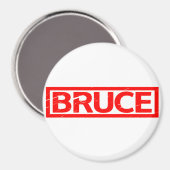 Bruce Briefmarke Magnet (Vorderseite/Rückseite)