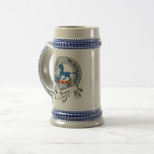 Bruce-Clan-Abzeichen Bierglas (Vorderseite Links)