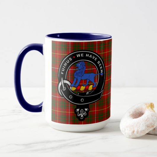 Bruce Clan Abzeichen Combo 15oz Tasse (Mit Donut)
