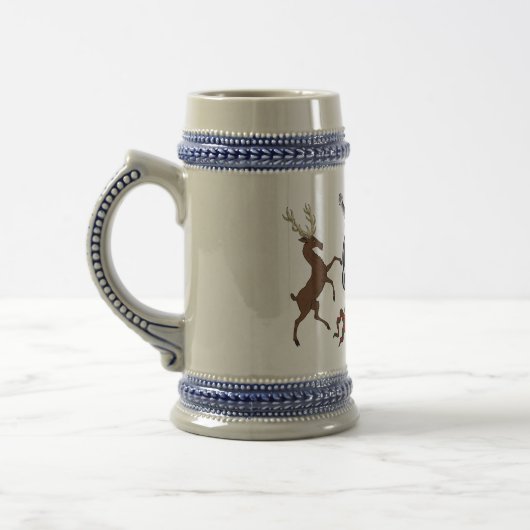 Bruce Clan Abzeichen Stein Bierglas (Links)