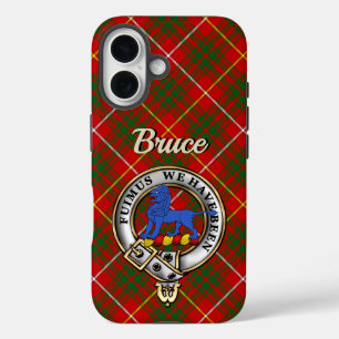 Bruce Clan Abzeichen & Tartan iPhone / iPad Hülle