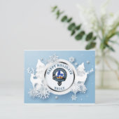 Bruce Clan Abzeichen w/Stags Postkarte (Stehend Vorderseite)