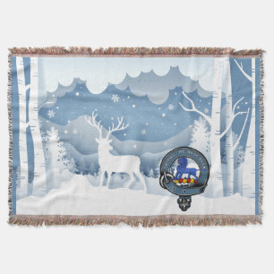 Bruce Clan Abzeichen Winter Szene Decke