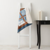 Bruce Clan Abzeichen Winter Szene groß Sherpadecke (Beispiel)