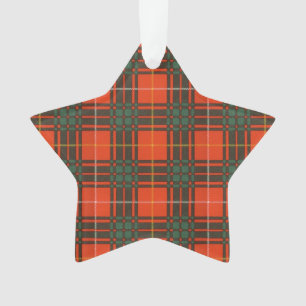 Bruce-Clan karierter schottischer Tartan Ornament