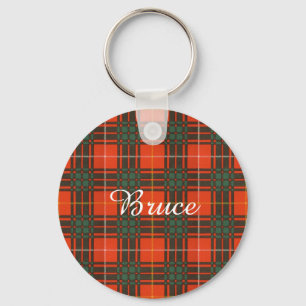 Bruce-Clan karierter schottischer Tartan Schlüsselanhänger
