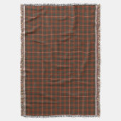 Bruce Clan Weathered Tartan Decke (Vorderseite Vertikal)