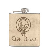 Bruce Crest Vintage Flachmann (Vorderseite)