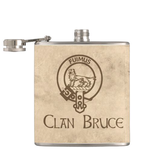 Bruce Crest Vintage Flachmann (Geöffnet)