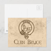Bruce Crest Vintage Postkarte (Vorne/Hinten)