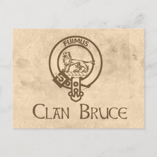 Bruce Crest Vintage Postkarte