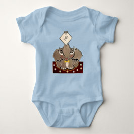 Bruce, der Elefant Speller Blue Bodysuit Baby Strampler