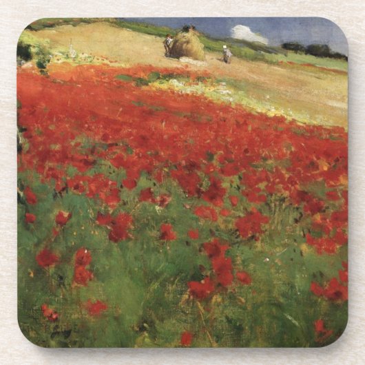 BRUCE, der Mohnblumenmohnblume Williams Blair Untersetzer (Vorderseite)