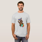 Bruce die Chanukah Elche T-Shirt (Vorne ganz)