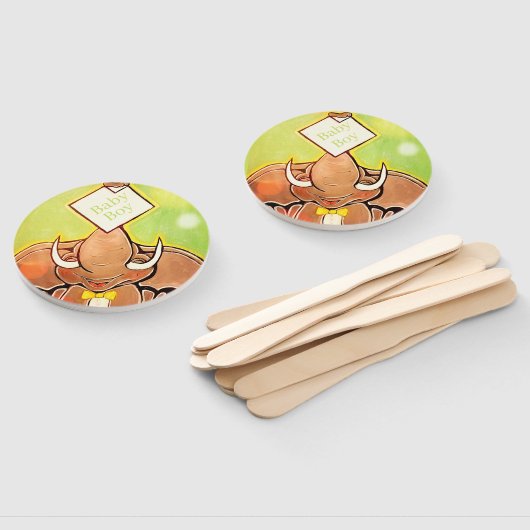 Bruce, die Elefanten-Speller-Handfans Fächer (Non-assembled)